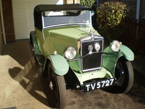 1932 Morris Minor 2 Seater Convertible SOLD