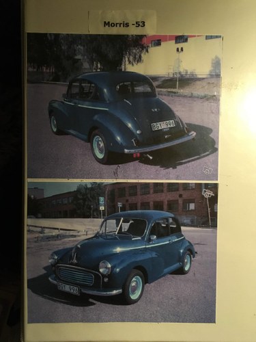 Morris Minor 1000 Saloon 1953 LHD For Sale