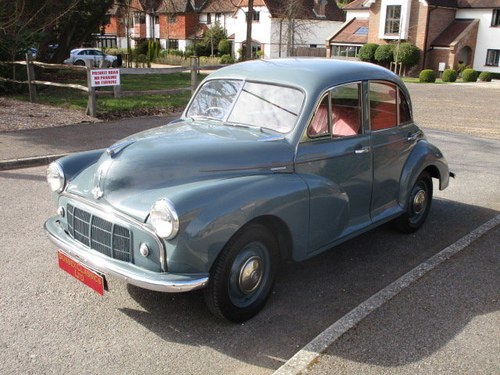 1953 Morris Minor Saloon  (Free Delivery within 200 miles) VENDUTO