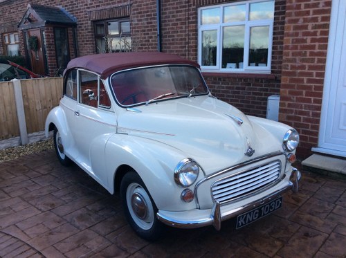 1966 Morris Minor Convertible for sale SOLD