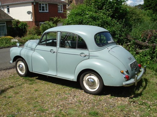 1963 Morris Minor 1000 Deluxe VERKAUFT