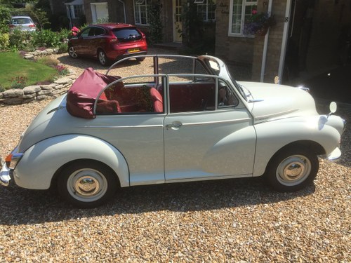 1967 (SOLD) Morris Minor Old English Convertible For Sale