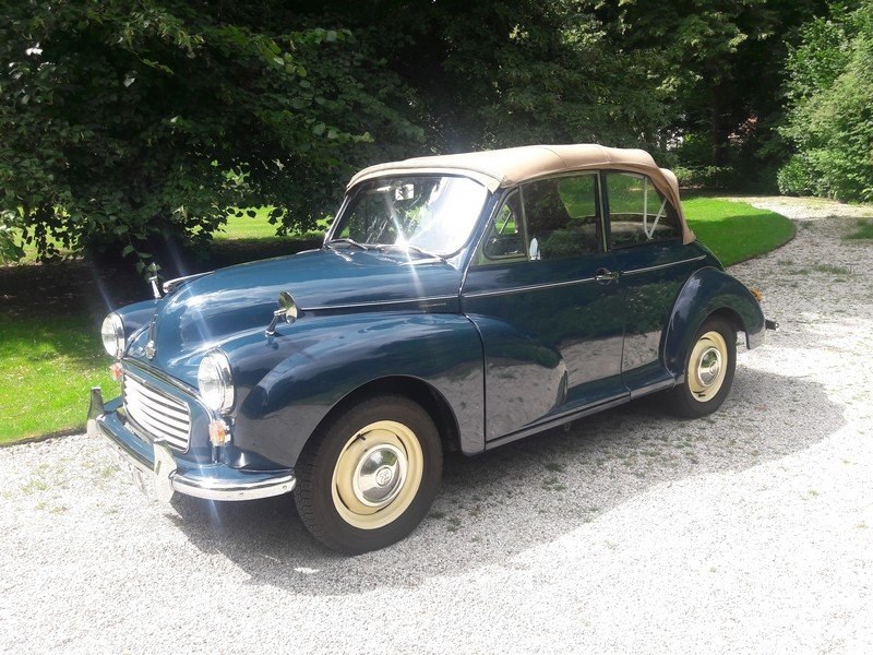 MORRIS MINOR TOURER BLEU 1966 7950 EURO DUTCH CAR