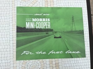 Mini Cooper Sales Brochure For Sale