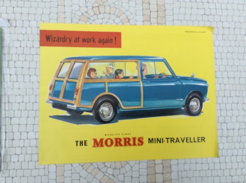 Morris Mini Traveller Sales brochure VENDUTO
