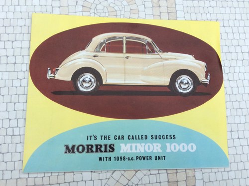 Morris Minor 1000 Sales Brochure In vendita