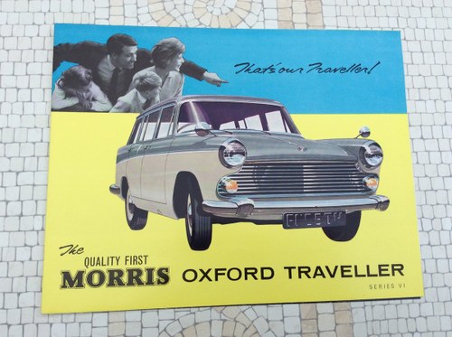 Morris Oxford Traveller Sales Brochure In vendita
