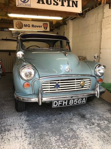 1960 Treasured Morris Minor – Very Reluctant Sale For Sale