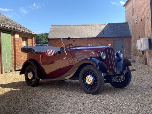 1938 Morris 8 Tourer. Very Well Presented Car. SOLD