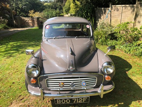 A 1968 Morris Minor 1000 - 11/11/2020 For Sale by Auction