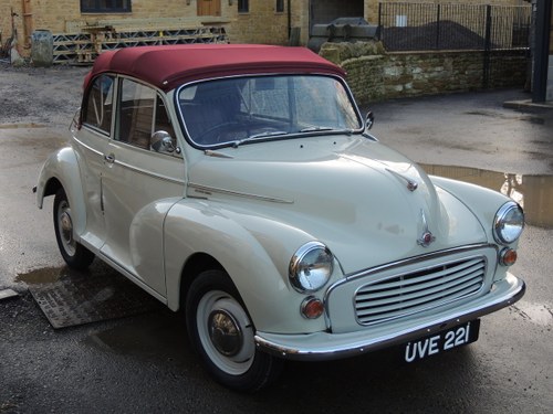 1959 Eye Catching Morris Minor Convertible For Sale