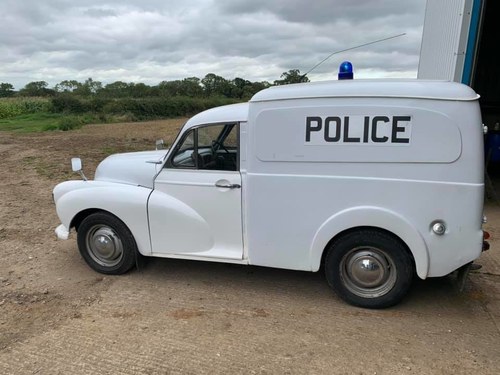 1971 Ex-Police Morris Minor Van 1275cc . Very rare In vendita