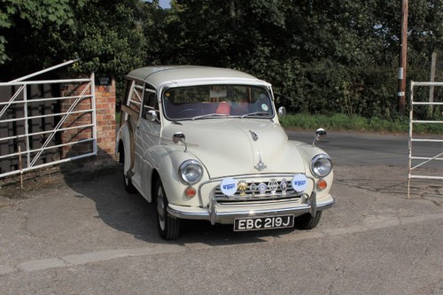 1971 Morris Minor Traveller, Over 5k in expenditure, Very Usable For Sale