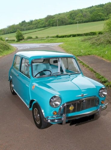 1960 MK1 Morris Mini Super Deluxe, 850cc, Surf Blue Kaufen Bei