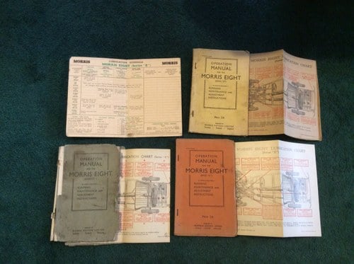 Operation manuals- for series ‘e’ For Sale