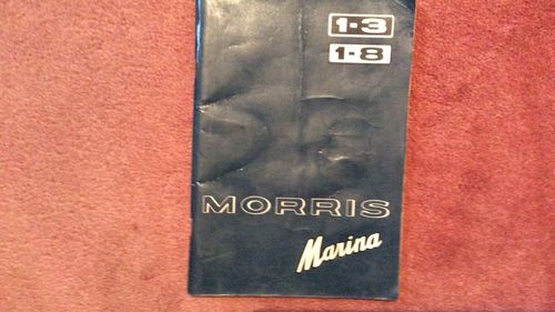 Picture of Morris Marina Handbook 1.3/1.8 - For Sale