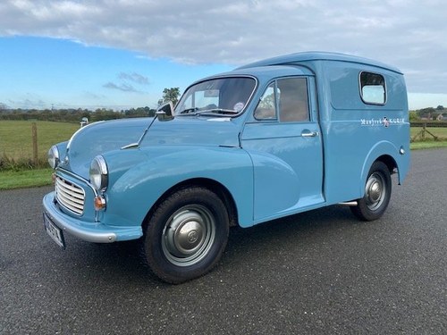 1969 Morris Minor 1/4 Ton Van in Blue VENDUTO