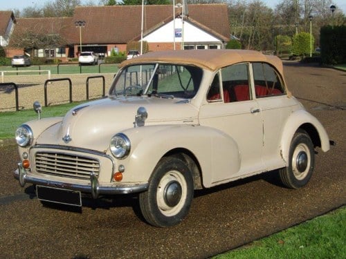 1956 Morris Minor Convertible at ACA 27th and 28th February For Sale by Auction