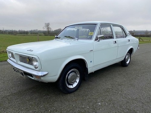 1974 Morris Marina 1.3 MkI in white with brown interior. For Sale