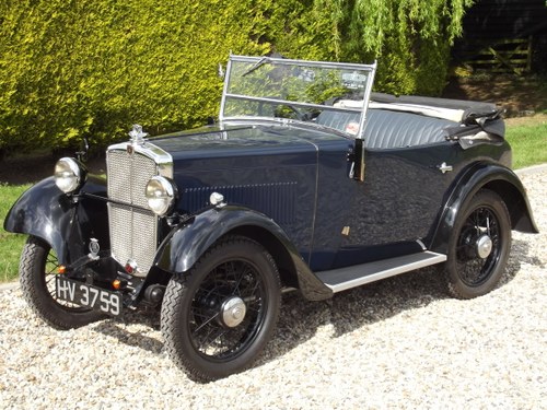 1934 Morris Minor Two Seater, the best available SOLD