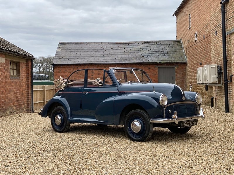 1953 Morris Minor Series II Convertible.