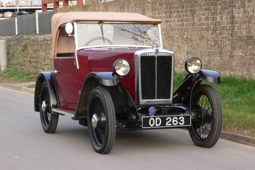 1931 Morris 8 Minor Two-Seater For Sale by Auction