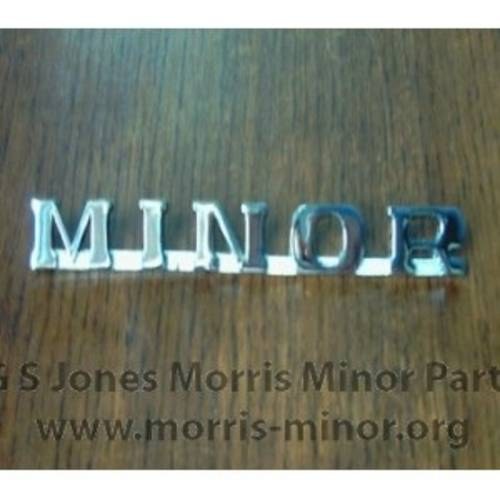 MORRIS MINOR BOOT BADGE For Sale