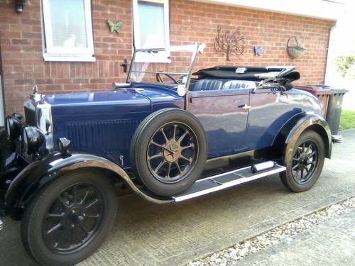 1931 Morris Cowley convertable 2 seater + dickey SOLD