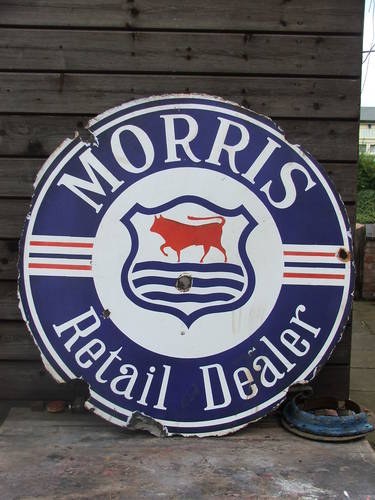 Morris dealer sign For Sale