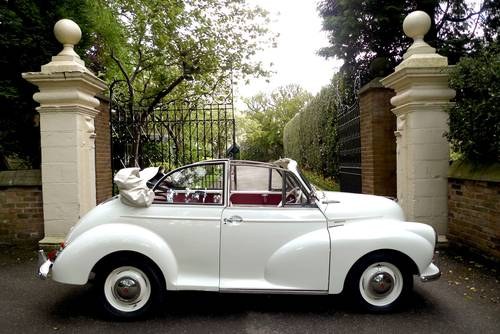 Morris Minor Convertible 1962 White/Red Stunning c VENDUTO