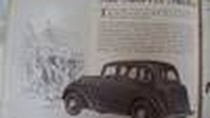 MORRIS TWELVE-FOUR Series 3 1937 SALES BROCHURE