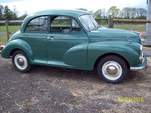 MORRIS MINOR 1000 2DR SALOON 1966 - 50 this month! SOLD