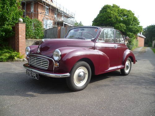 1958 Minor post production convertible SOLD