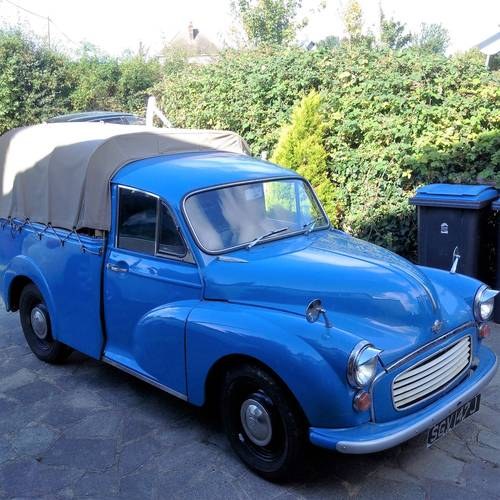 1970 Morris Minor Pick-up in excellent condition SOLD