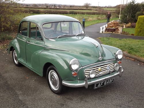 For Sale 1967 Morris Minor Saloon SOLD
