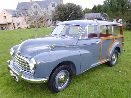 1954 Morris Oxford Traveller (MO series) 29,000 miles from new SOLD