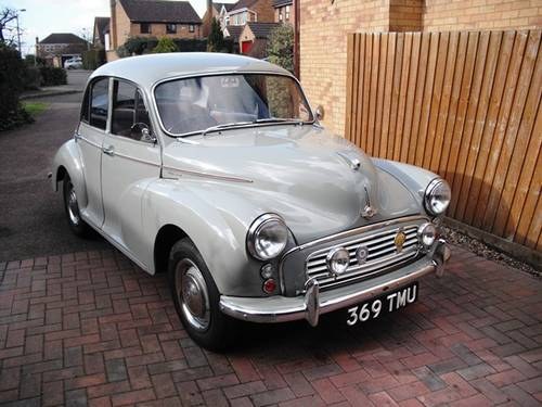 1959 Morris Minor 1000 4 Door - outstanding SOLD
