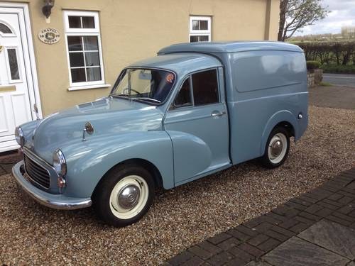 1970 Fully restored Morris Minor Van SOLD