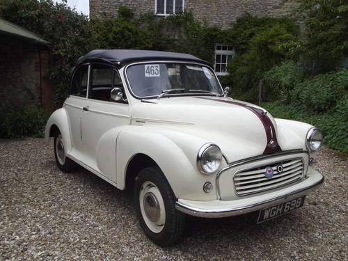 Lot 16 - A 1958 Morris 1000 convertible - 16/07/17 For Sale by Auction