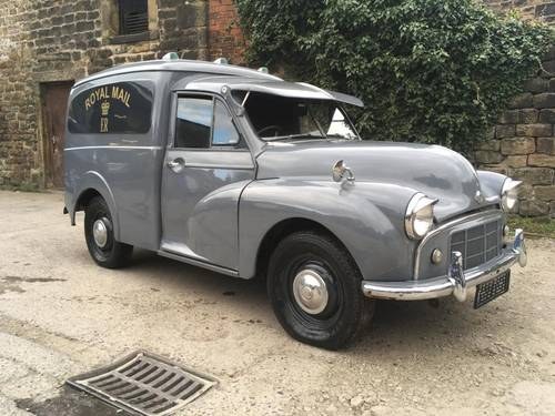 REMAINS AVAILABLE. 1954 Morris Minor Series II  Van For Sale by Auction