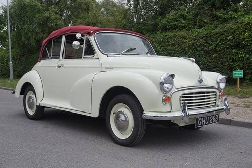 1964 Morris Minor Convertible '64 - To be auctioned 28-07-17 For Sale by Auction