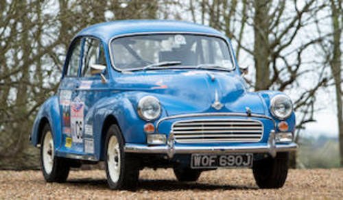 1970 MORRIS MINOR 1000 RALLY CAR For Sale by Auction
