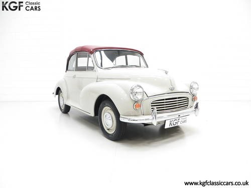 1959 A Genuine Factory Built Morris Minor 1000 Convertible SOLD