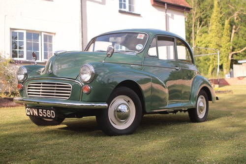 1966 Morris Minor 1098 3,800 mile since restoration In vendita