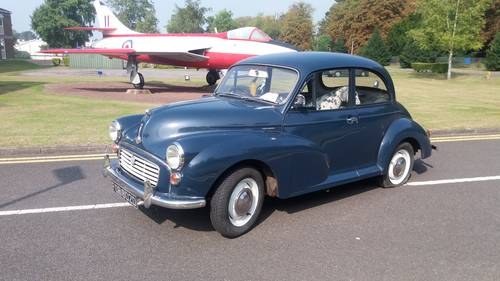 1966 Morris Minor with cherished plate For Sale