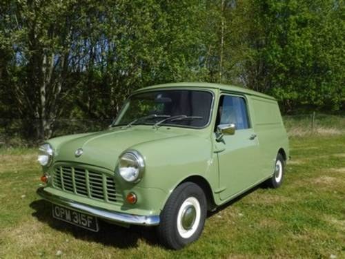 1968 Willow Green Morris Mini 850 Van  For Sale by Auction