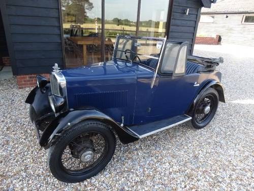 1933 Morris Minor Two Seat Sports Tourer [ 4 speed gear box] In vendita