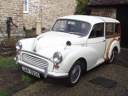 Lot 23 - A 1969 Morris Minor 1000 Traveller - 13/09/17 For Sale by Auction