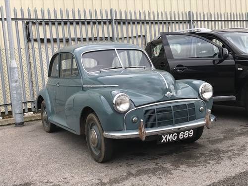 1952 Morris Minor splitscreen at EAMA auction 16/9 NR18 OWY For Sale by Auction