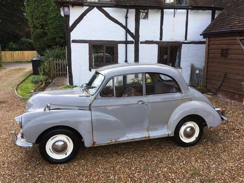 1963 Morris minor saloon . Starts and drives project SOLD